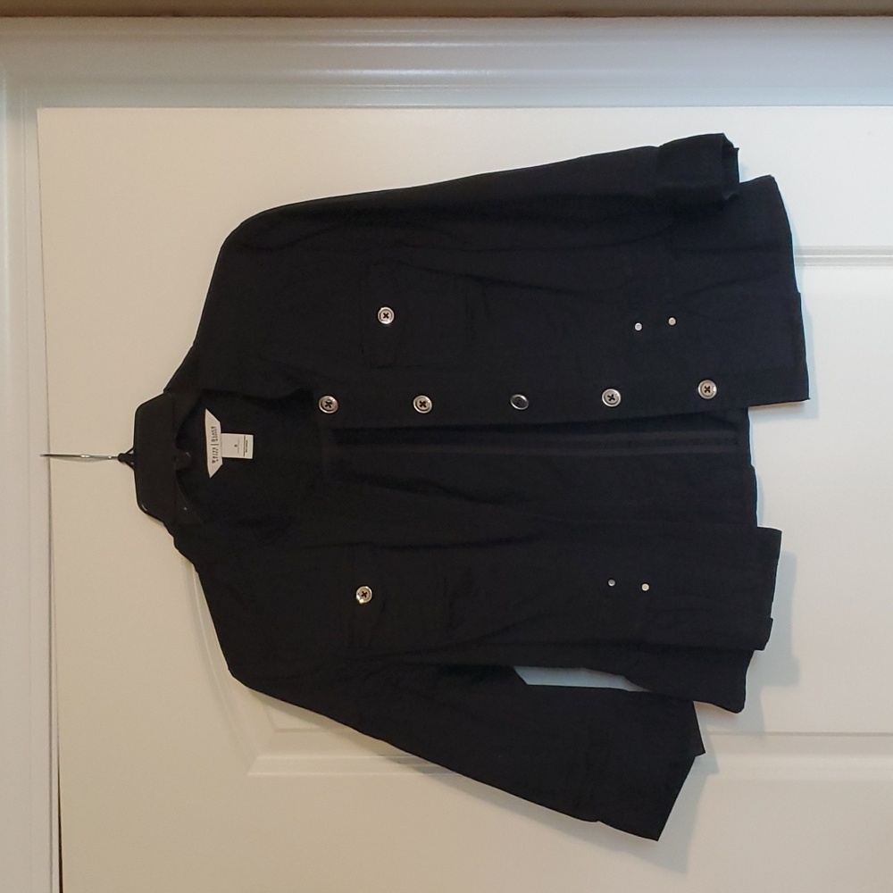 Black crop jacket
